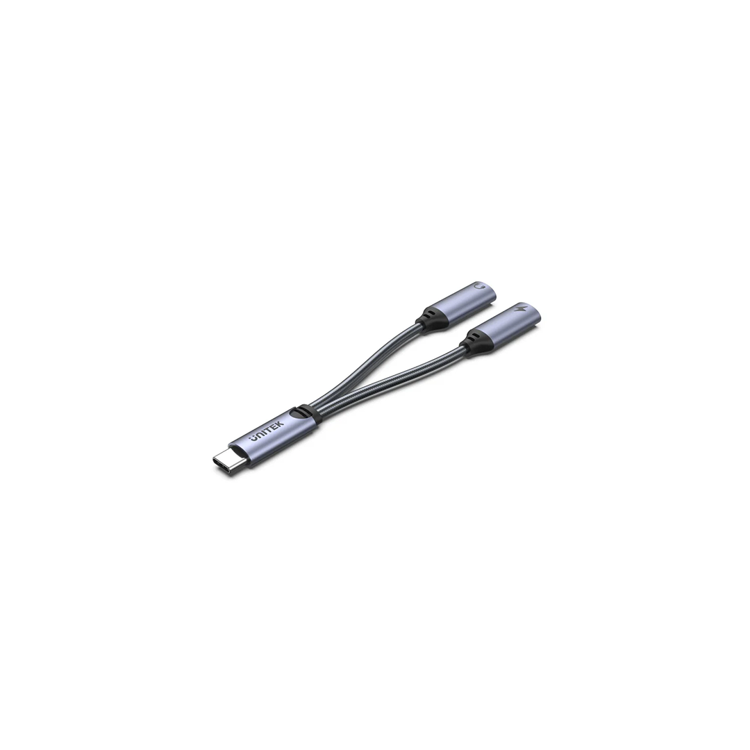 Unitek USB-C Splitter (2-in-1 USB C Headset & Charge Adapter) in Qatar Unitek USB-C Splitter (2-in-1 USB C Headset & Charge Adapter) in Qatar